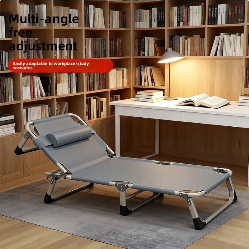 Foldable Bed Integrated Office Lounge Chair Nap Bed Home Compact Living Home Portable Multipurpose Camp Bed Folding Bed Modern