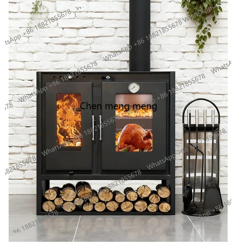 Oven Fireplace Real Fire Firewood Villa Home Heating Boil Water Cooking Multifunctional Interior