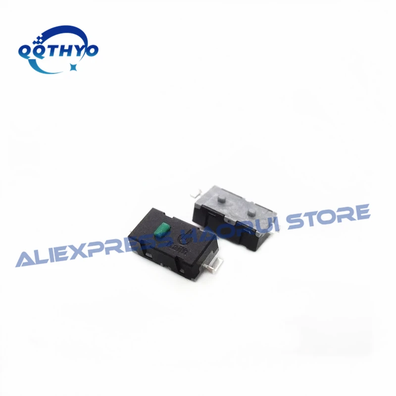 10Pcs kailh 3.5mm SMD Green dot 2pin micro switch 5 million click life 65g for mouse button side keys can replace D2LS-11 21