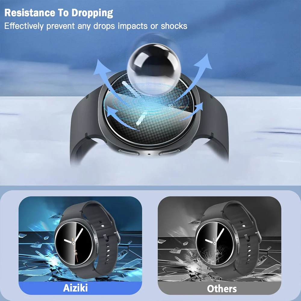 삼성 갤럭시 시계 8/8 클래식 46mm 44mm 40mm 화면 보호기 HD 유압 필름 갤럭시 watch8 보호용 강화 유리