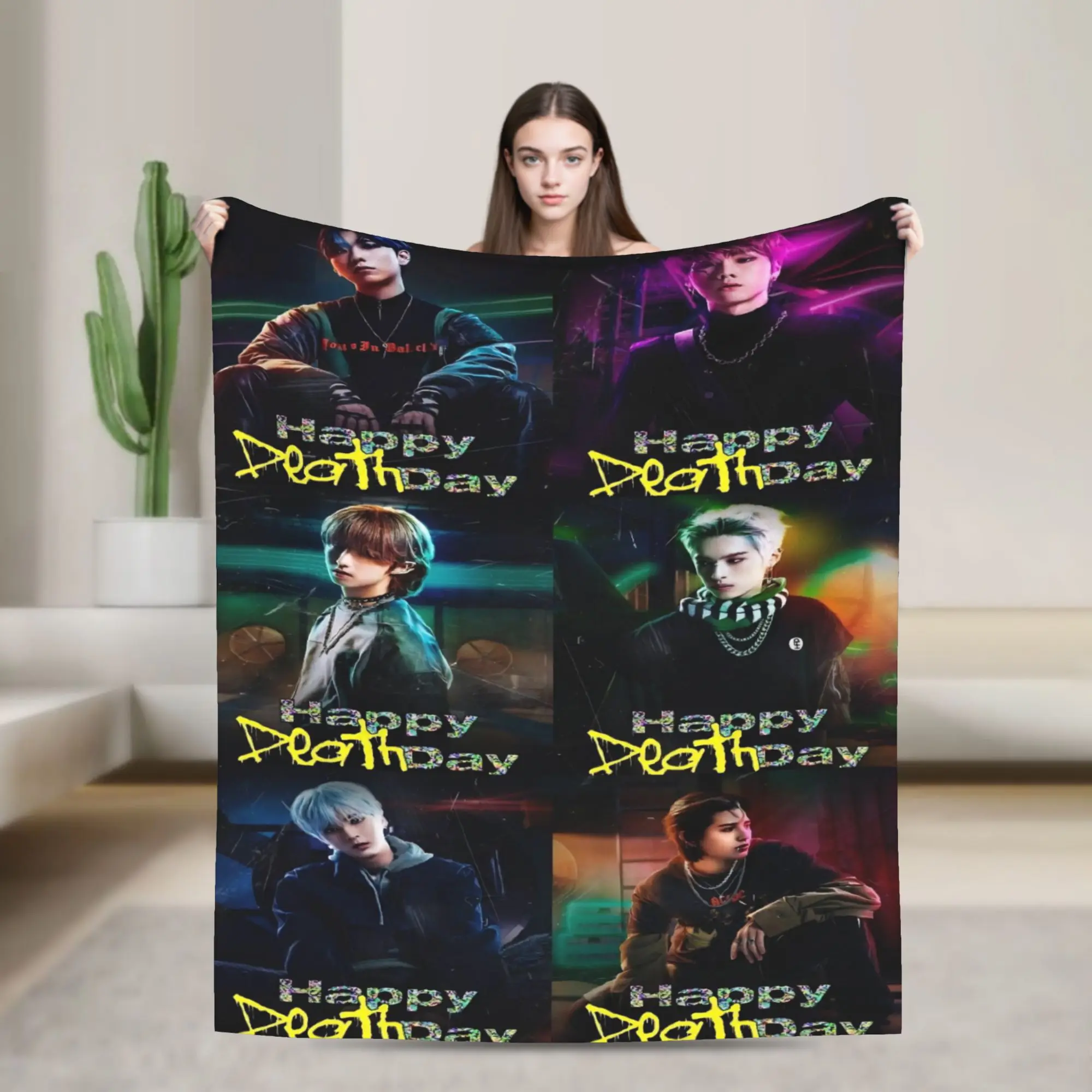 Relax Xdinary Heroes boy group Blanket Stuff Home Decorative  Throw Blankets Warm Fleece for Car