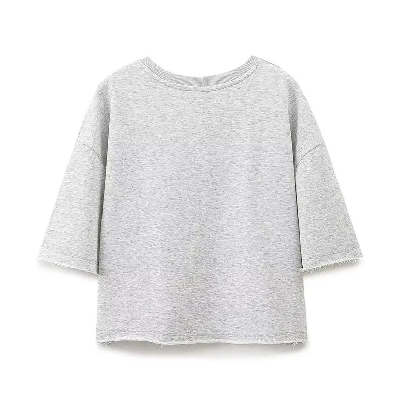 Fall 2024 New Women's Comfortable Long Sve round Ne Sweatirt orts Set Printed Velvet Fabric Faionable Casual Sport...