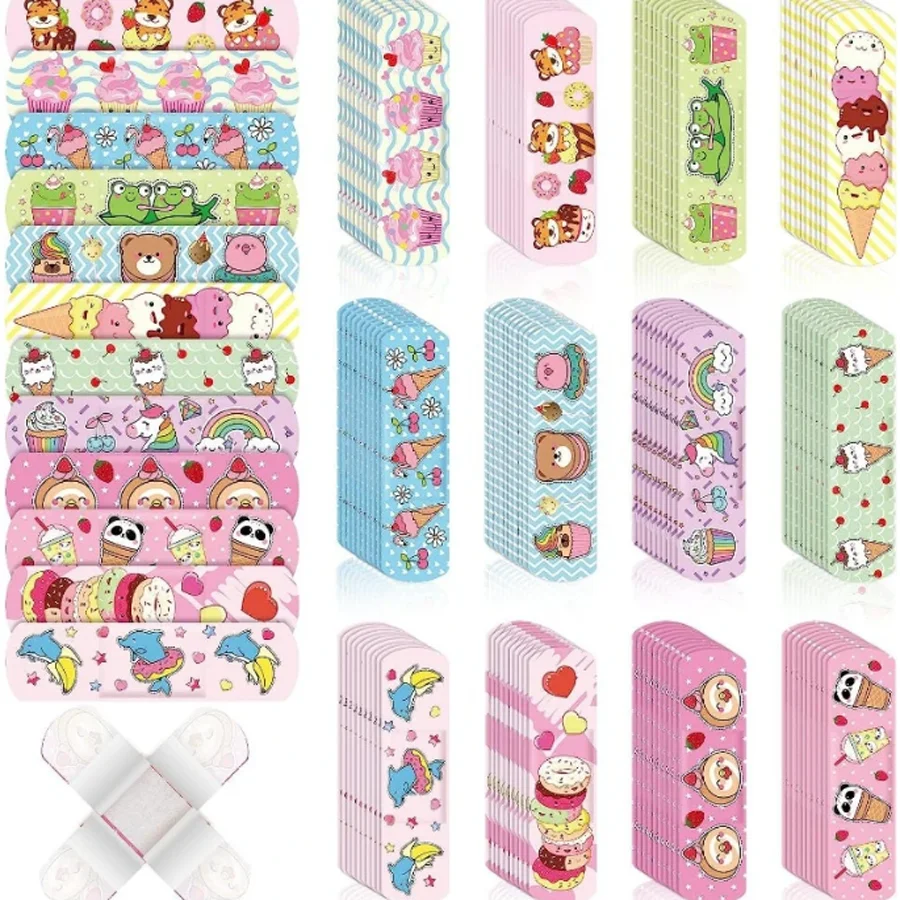 Cartoon Band Aid for Kids Adults Wound Dressing Plasters Tape for First Aid Strips Patch Waterproof Adhesive Bandages Woundplast