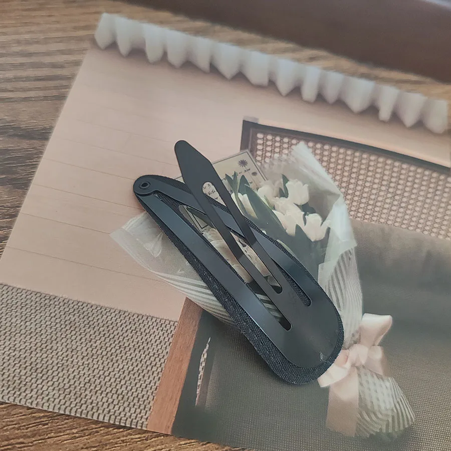 4 Buah Klip Samping Rambut BB Kotak-kotak Klasik Gaya Kuliah Lucu untuk Anak Perempuan dan Wanita Jepit Rambut Modis Hiasan Kepala Ornamen Aksesori Rambut