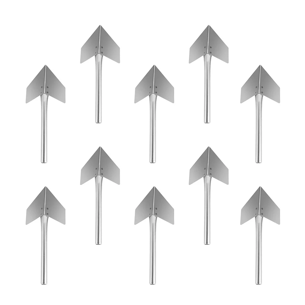 10 Stuks Roestvrij Hoekspaan Ergonomisch Handvat Duurzaam Buiten Hoekmes Gipsplaten Muur Reparatie Tool Buiten Troffel