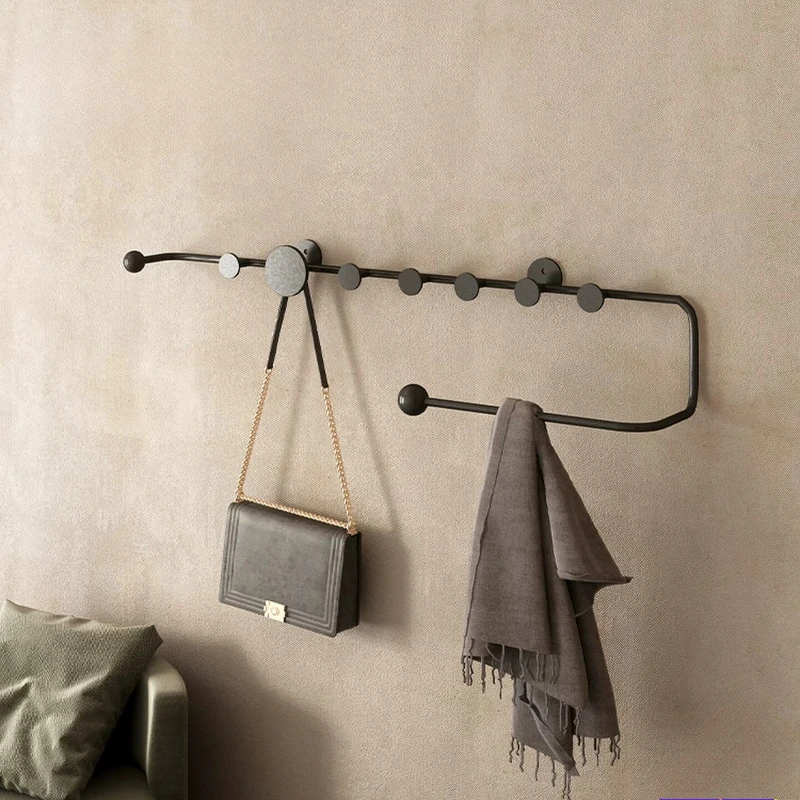 Nordic Style Wall Mounted Coat Rack Creative Entryway Hat Hanger for Living Room Home Decor Art