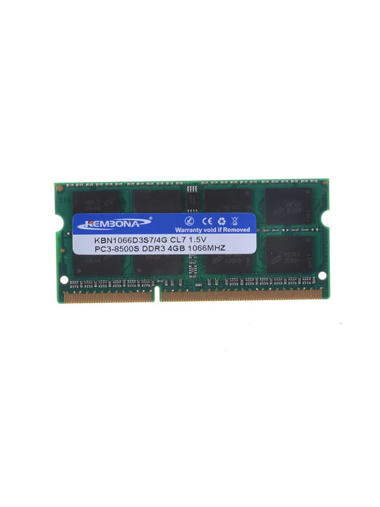 KEMBONA Brand New Sealed DDR3 1066/ PC3 8500 4GB Laptop RAM Memory compatible with all motherboard