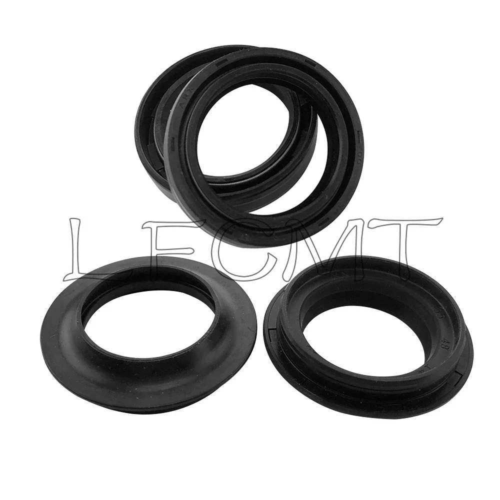 35x48x11 35 48 Motorcycle Front Fork Oil Seal Dust Cover Fit for Yamaha IT125 IT 125 X MAX XMAX YP 125 250 YP125 YP250 MAJESTY