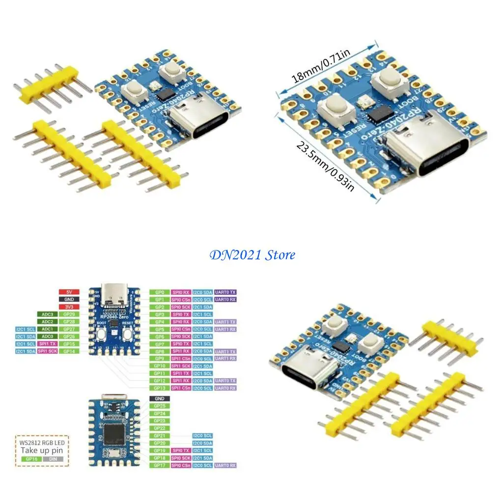 

F3KE User Friendly RP2040 Development Board for Projects