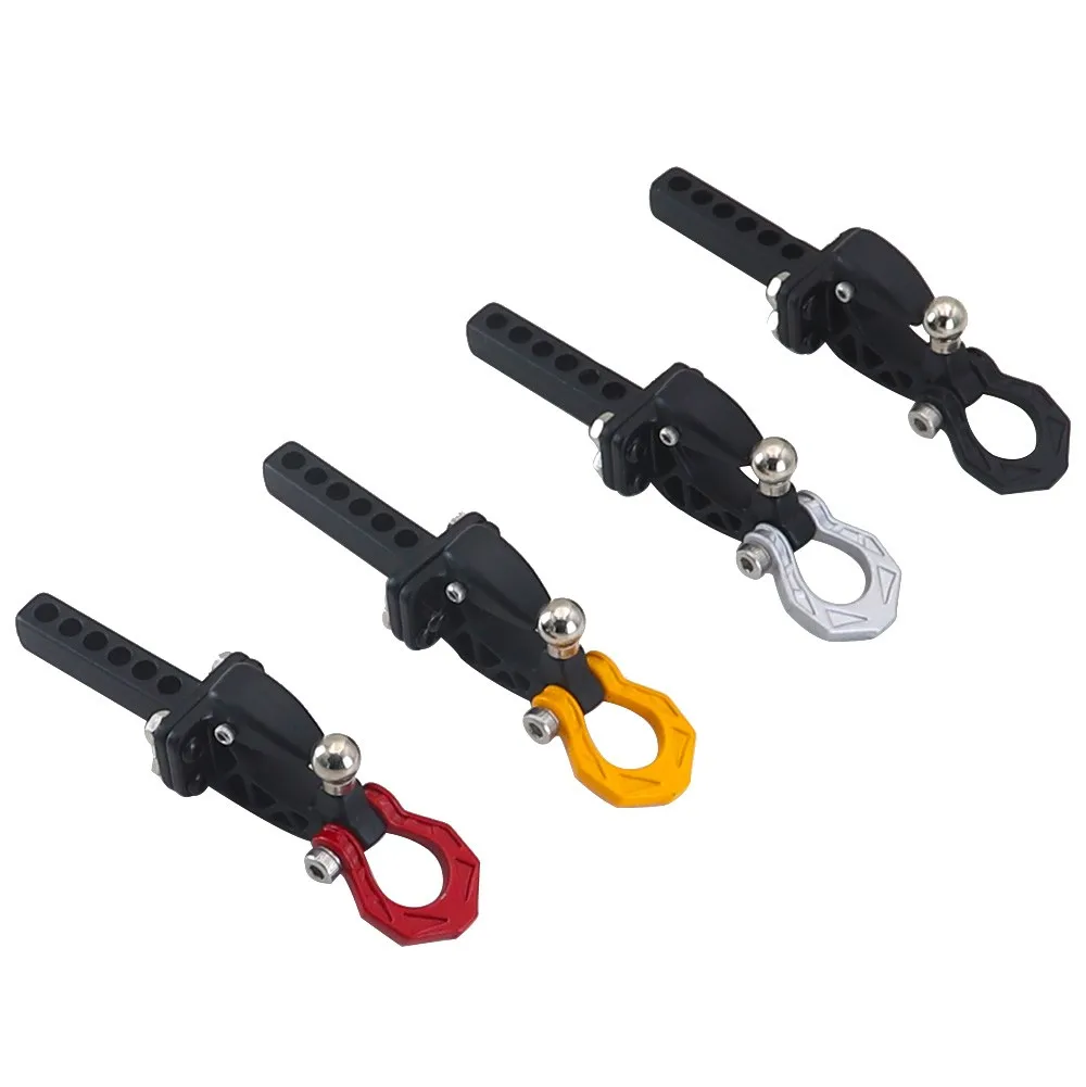 Metall Hinten Stoßstange Abschleppen Anhänger Haken Drop Hitch Empfänger Für 1/8 1/10 Rc Crawler Auto Axial Scx10 Trax/als Trx4 Rgt Yikong Redcat – Detail 11