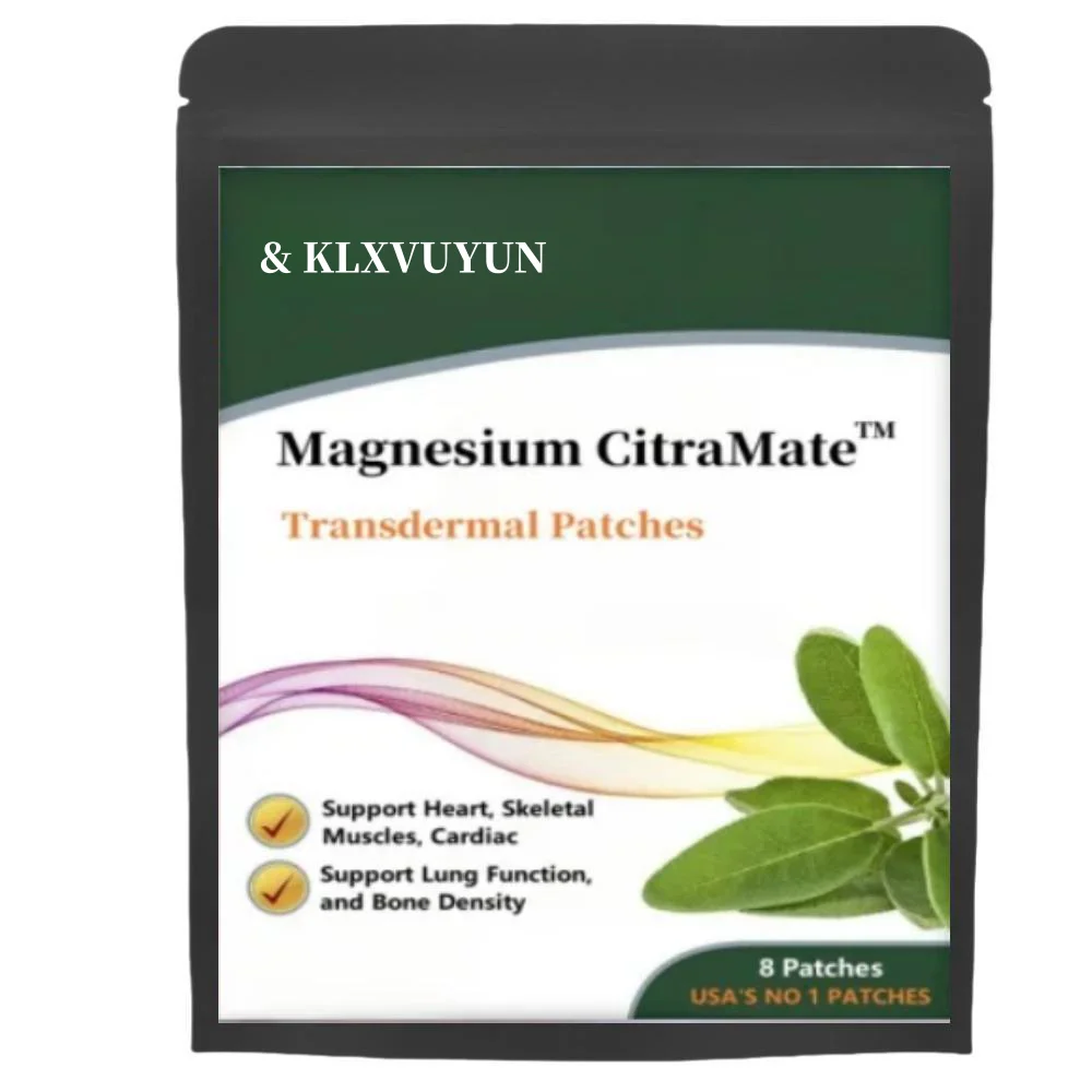 Magnesium CitraMate - Magnesium transdermal patch with added citrate - support Heart, lung function, and bone density