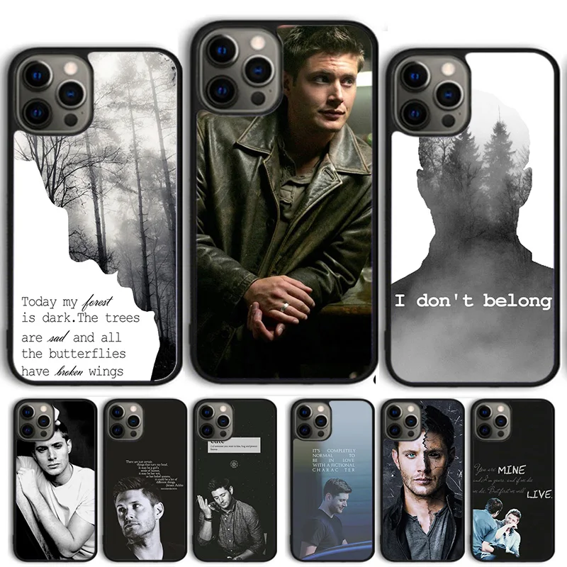 dean winchester supernatural Phone Case For iPhone 14 15 16 13 12 Mini Max Cover For Apple11 Pro Max 8 7 Plus SE2020 Coque