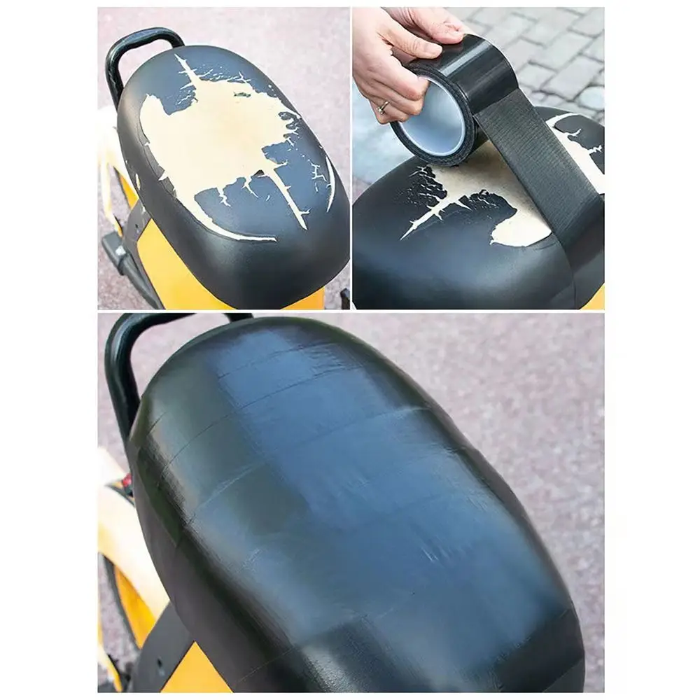 1Rolls Black Leather Repair Tape Self Adhesive PU Leather Patch Strong Sticky Waterproof First Aid Patch image 3