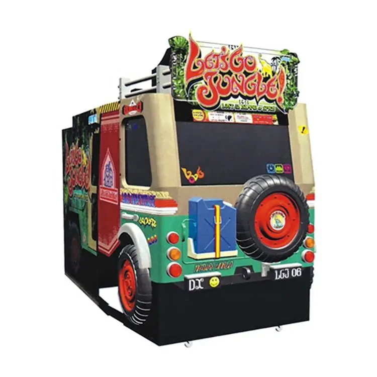 Indoor Sport  Amusement Coin Operated Arcade Let's Go Jungle Shooting Game Machine for Amusement Park for Sale Excluding Freight