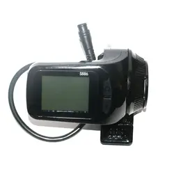 24V 36V 48V 52V 60V E-bike LCD Display Meter Panel Thumb Throttle Electric Bicycle Scooter Waterproof 5pin 6pin sm Plug S886