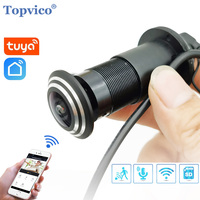 Topvico Tuya Door Camera Wifi Video Motion Detection Video-eye Viewer Wireless Intercom Home Security Protection Auto Record