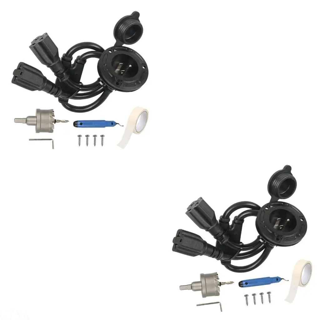 G7NA Upgrades 12AWG T Blade Adapter Cord Set for Recreational Vehicles & Watercrafts