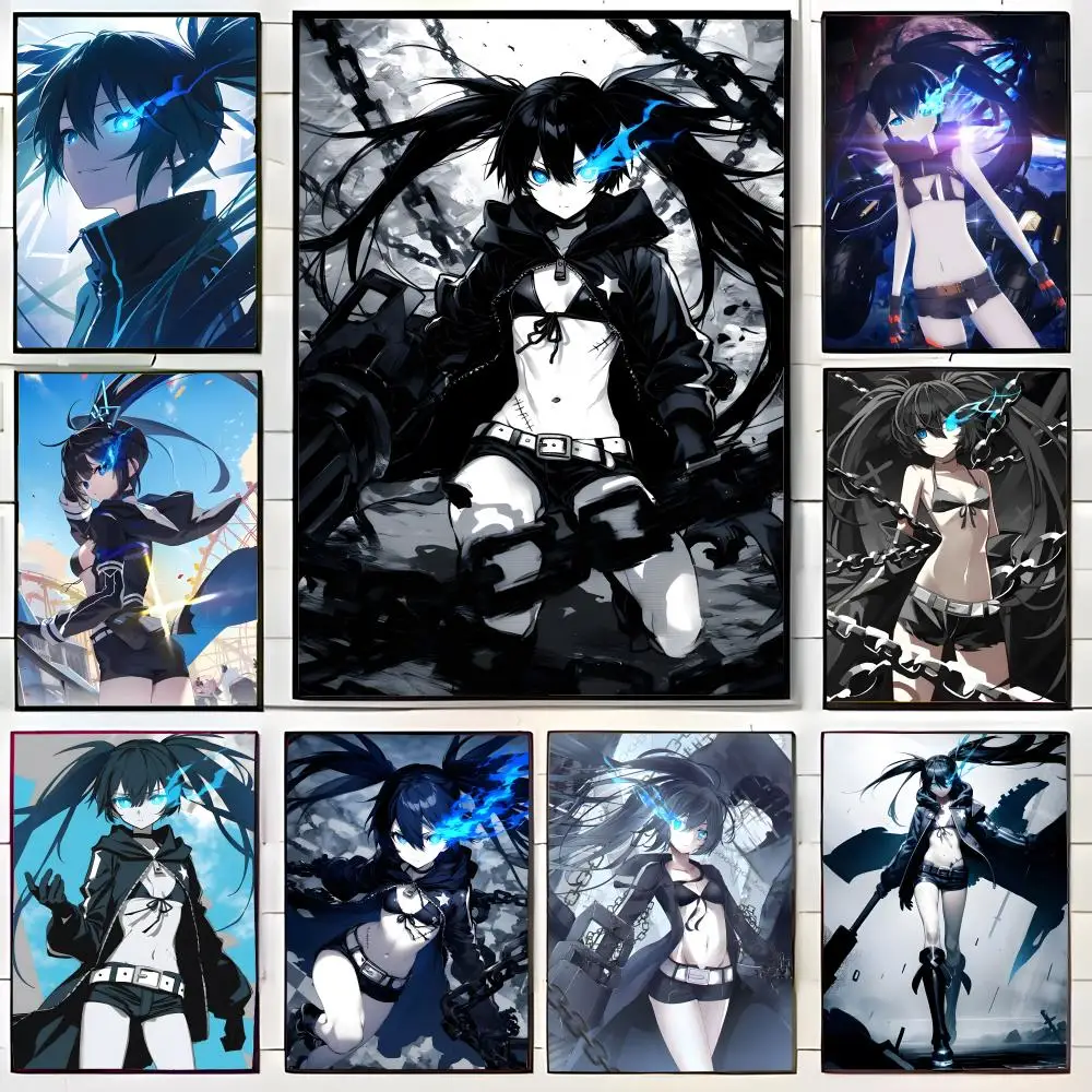 Black Rock Shooter Poster Wall Art Print Decorative Mural Home Decor Gift Unframed