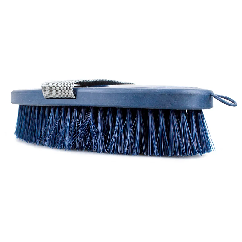 Brosse à poils doux pour cheval, brosse à cheval bleue antidérapante, outils de lavage, 8801064