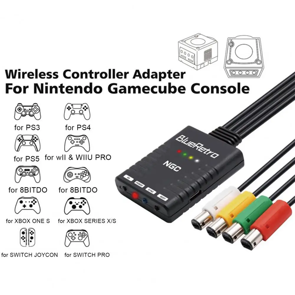 

Wireless Controller Converter 1 Set Useful Sensitive Lightweight Bluetooth-compatible Wireless Handle Converter