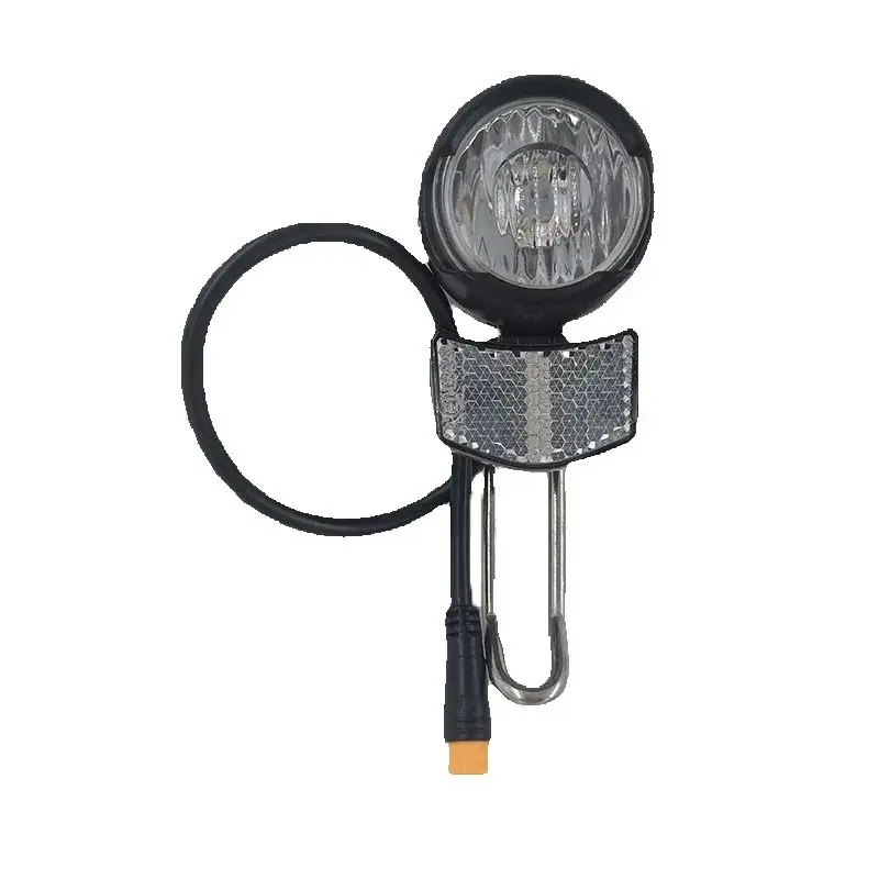 36/48 Volt LED-Scheinwerfer (individuell) für Elektrofahrräder, 3-adriger Sicherheitswarn-Stecker, wasserdichter Stecker, 3 Pins-IP