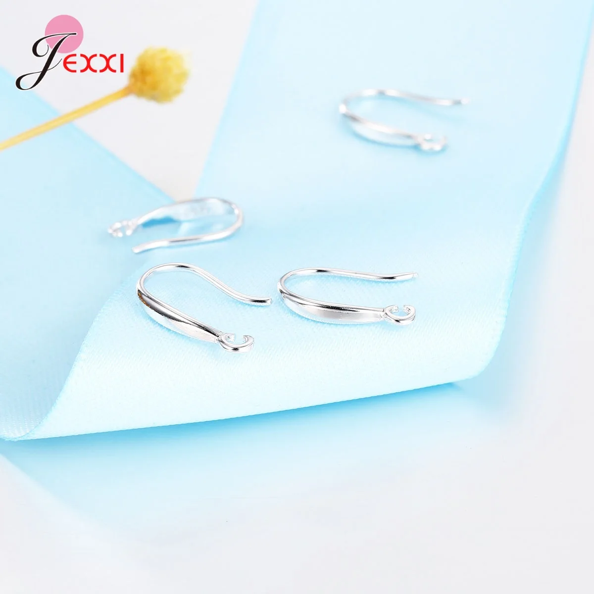 Wholesale 100PCS Original 925 Sterling Silver Jewelry Findings Earring Components Handmade Female DIY Earrings Jewelry