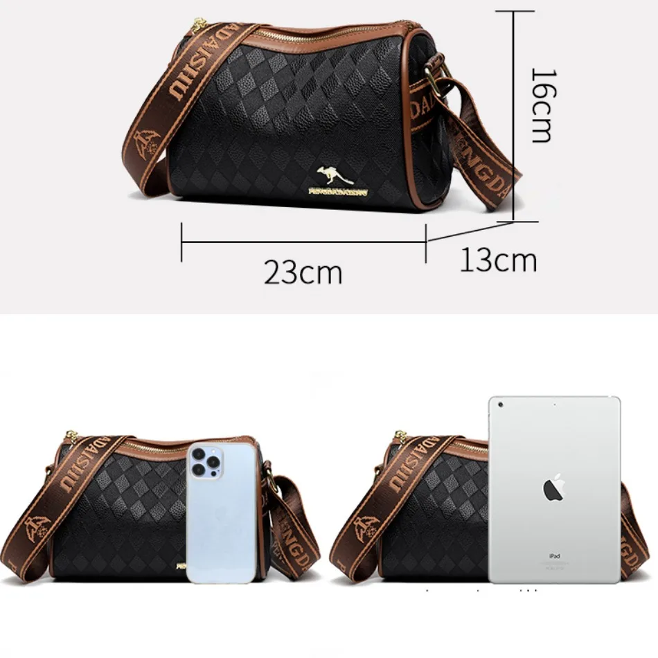 HIgh Quality Leather Designer Fashion Shoulder Bag Crossbody Bag for Women Messenger Bags Ladies Handbag Bag Sac A Main 2024