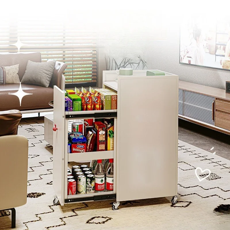 High-value storage racks for floor-to-ceiling multi-level pull-out living rooms