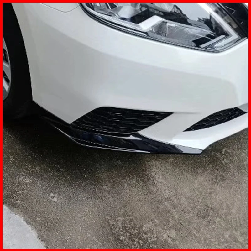 For Nissan Sentra 2016-2019 Both Side Front Bumper Decorative protection Cover Trim Car Styling Auto Accessories