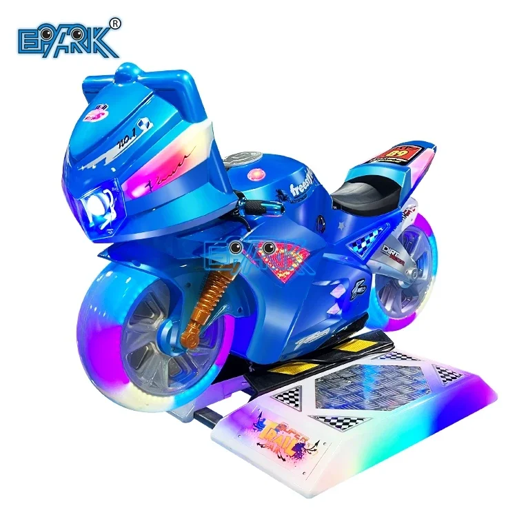 

Super Motorcycle Kids Ride On Motorcycle Racing Arcade Game Machine 4 simultaneous Wifi online games