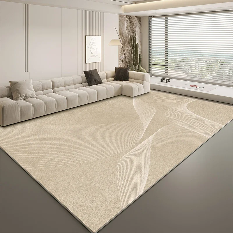 VIKAMA Bohemian-Style Carpet Light Luxury High-End Feel Living Room Sofa Coffee Table Anti-Slip Large Area Mat Home Decoration