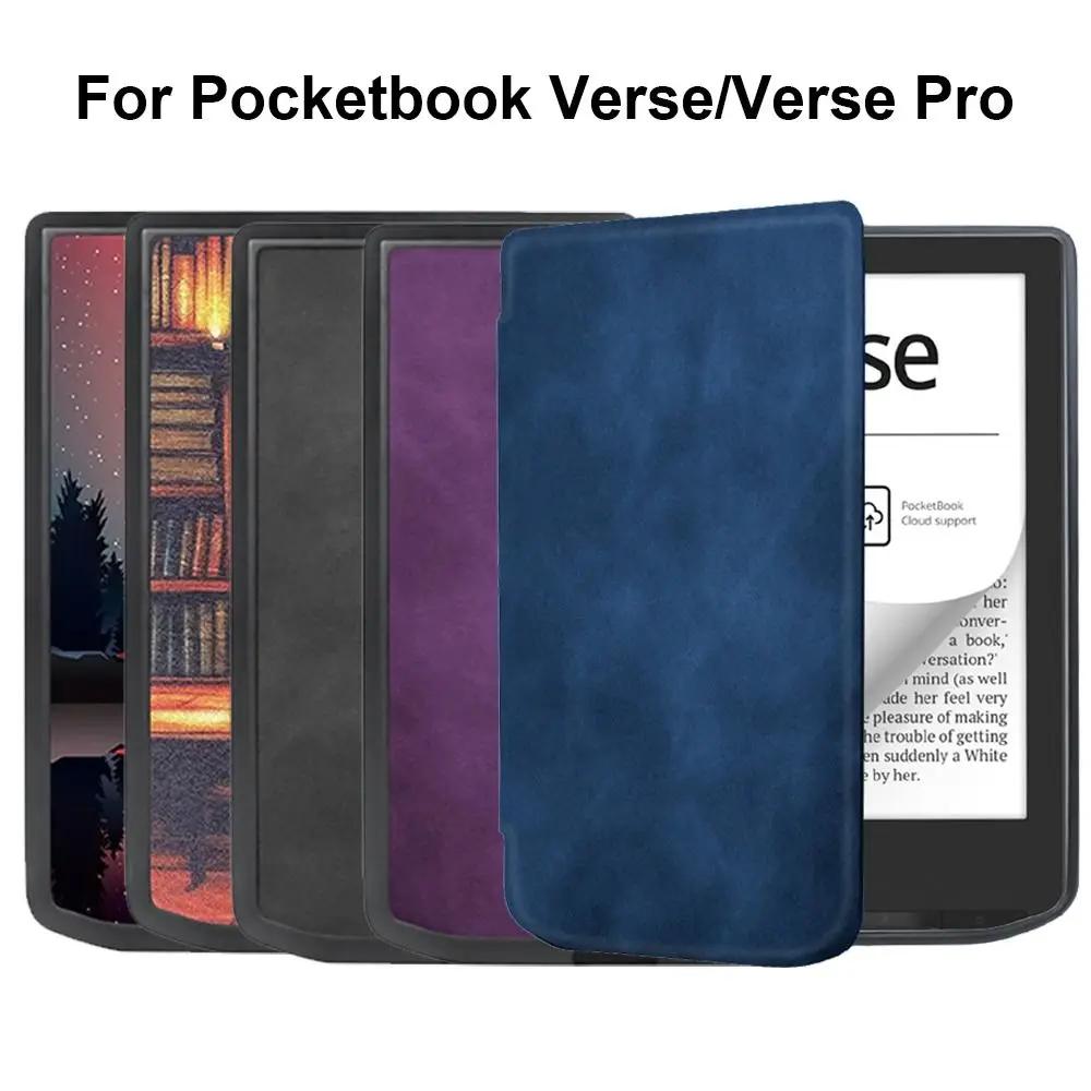 Ultra Slim Soft Flip Cover para E-Reader, Resistente ao Desgaste, À Prova de Choque, Auto Wake, Sleep, Filio, Pocketbook Verso, Verso Pro