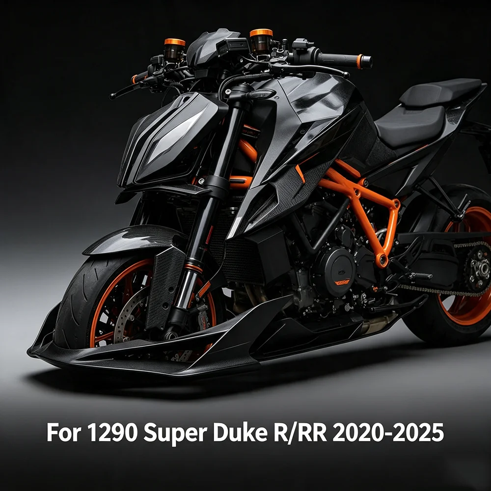 Für 1290 Super Duke R/RR Aerodynamische Frontflügel Downforce Spoiler Kit GP WING DOWNFORCE NAKED FRONTAL SPOILERS 2020-2025