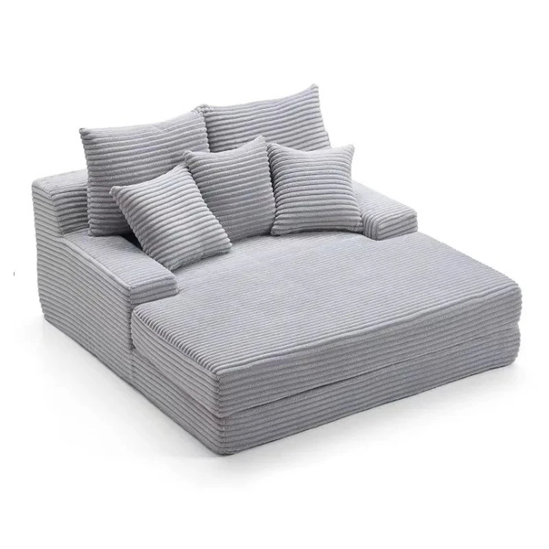 

Modern Vacuum Compressed Sofa Plush Corduroy Sectional Sofa Living Room Bedroom Recliner Lazy Combination Sofa Bed Furniture