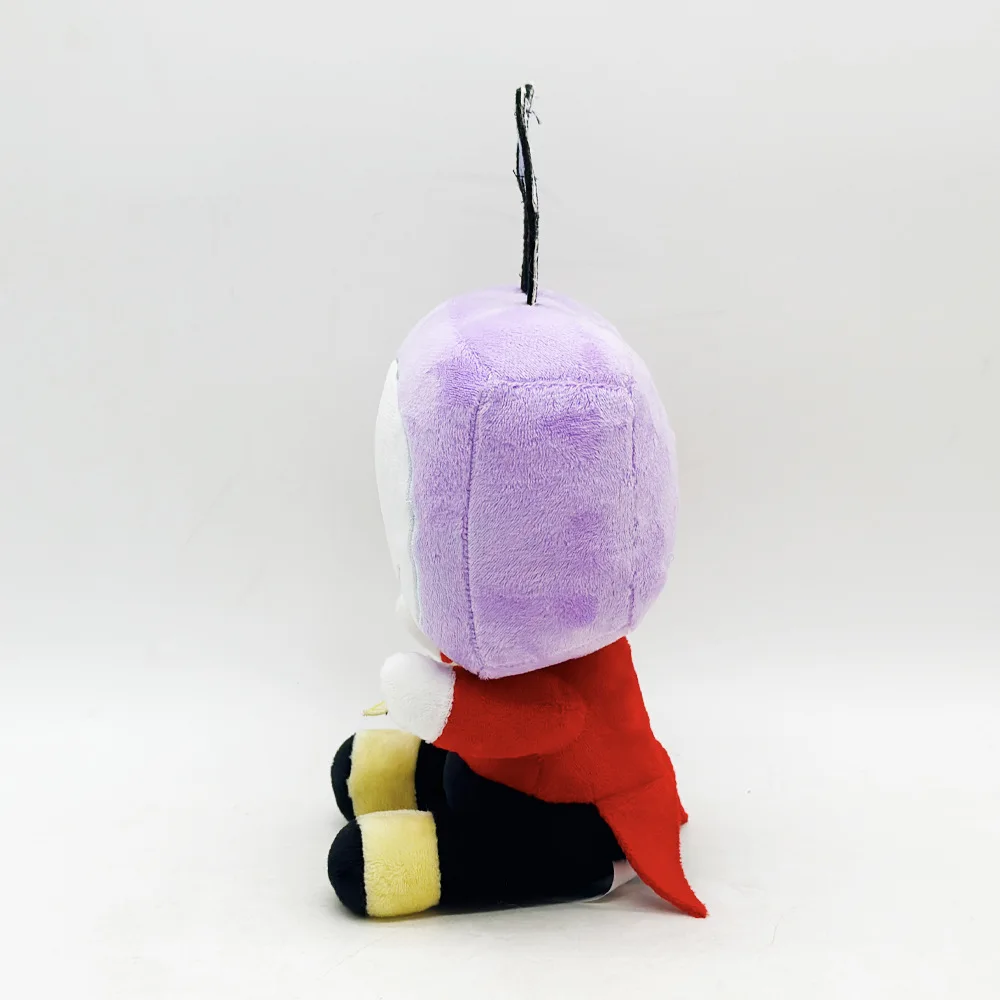Anime DELTARUNE Tenna Plush Triangle Rune Plush Toy Doll 27cm Cute Purple TV Man Handheld Microphone Collection Toy For Kid Gift