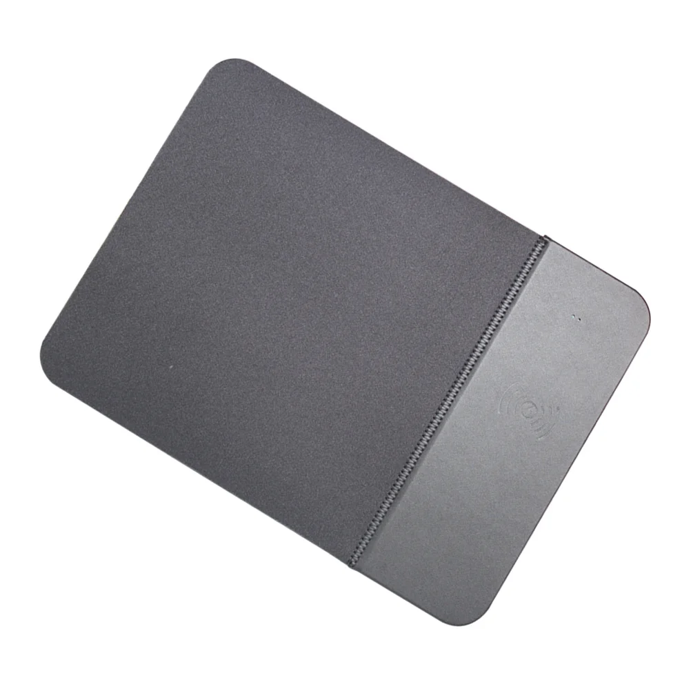 

Wireless Charging Mouse Pad 15W Fast Charge Black Large Gaming Non Slip Foldable Easy Clean Computer Accessories