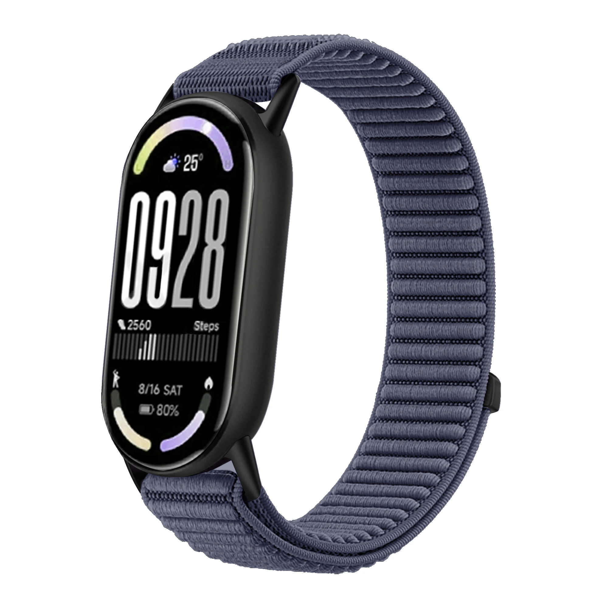 Nylon Geflochtenes Schlaufenarmband für Xiaomi Mi Band 10/9/8 Smartwatch Austauschbares Metallverschluss-Armband für Xiaomi Mi Band 10 – Detail 22