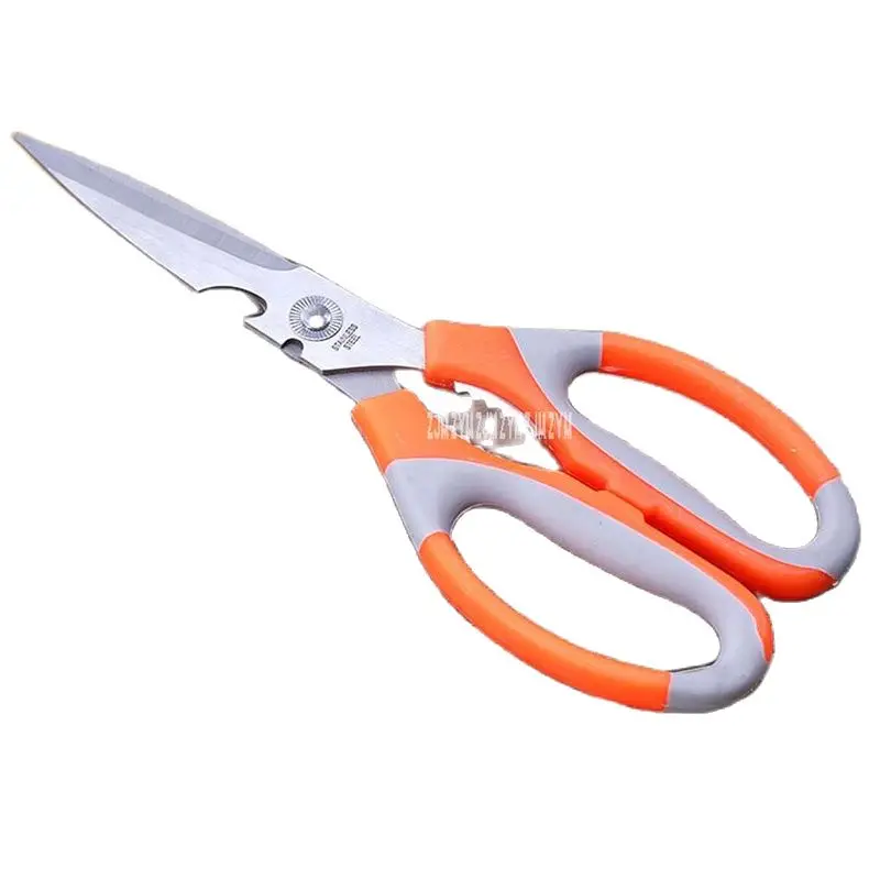 1 PC  Multifunctional Stainless Steel Poultry Kitchen Scissor Nutcracker Bottle opener Bone Cutter Cook Tool Shear Cut