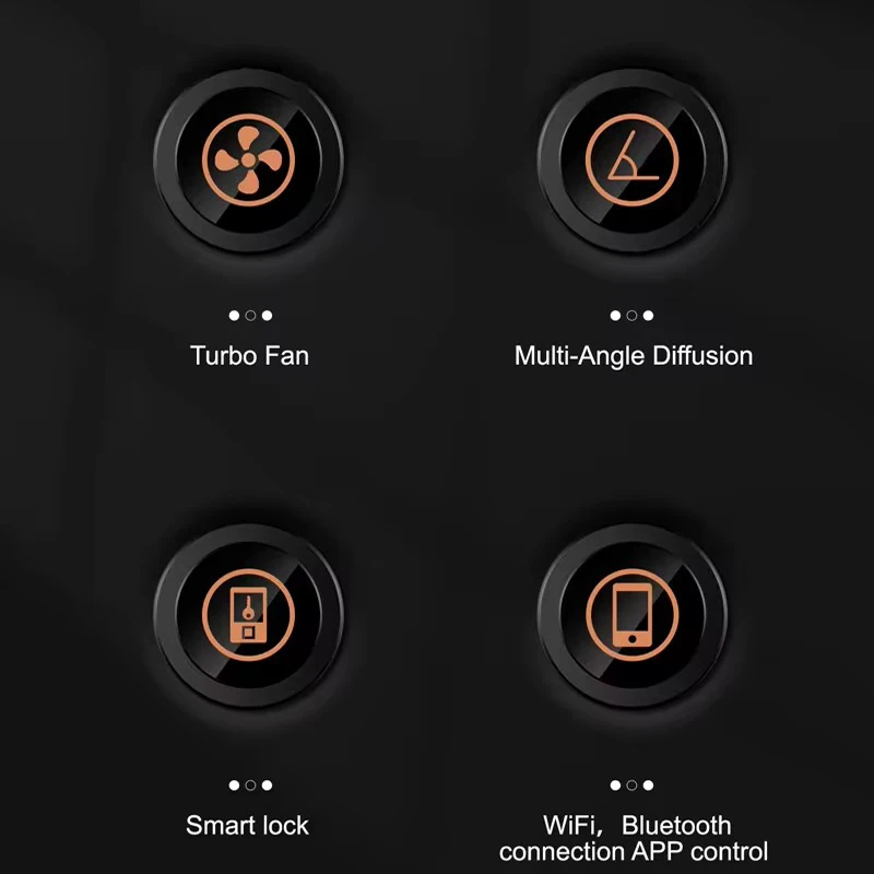 900CBM HVAC ناشر رائحة كهربائي 200 مللي App التحكم معطّر الهواء الحائط آلة رائحة العطر A300 DC12V