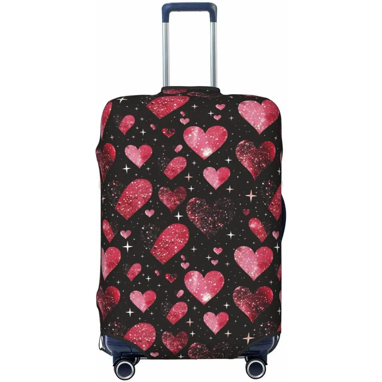 

Valentine'S Day Print Travel Luggage Cover Suitcase Protector Fits Travel Luggage Protector Elastic Luggage Anti-Scratch