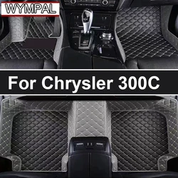 Car Floor Mats For Chrysler 300 300C 2004~2010 Non-slip Carpets Leather Floor Mat Rugs Pad Car Accessories Anti-dirt pad 2008