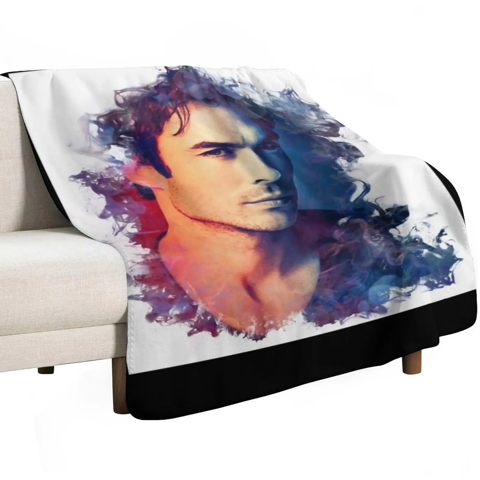 ian somerhalder Throw Blanket Kid'S Plush Soft Beds Decorative Sofa Blankets For Baby Soft Big Blankets