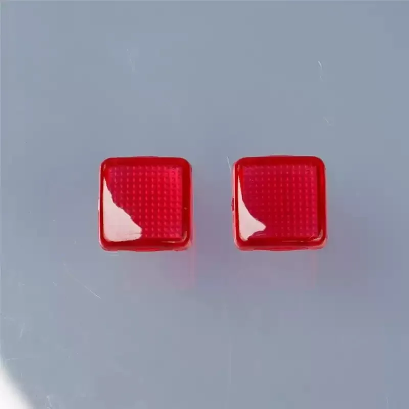 2 STUKS RC 1/14 Plastic Achterlicht Cover Licht Lakens Voor Tamiya 1/14 Brandstoftank Trailer Flatbed Oplegger Reefer Oplegger