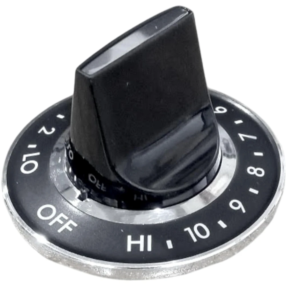 Botão de Substituição Preto para Cooktop a Gás Jenn Air, Acessório para Churrasqueira, Peça para Queimador Lateral, Fácil Instalação, Design Moderno e Elegante