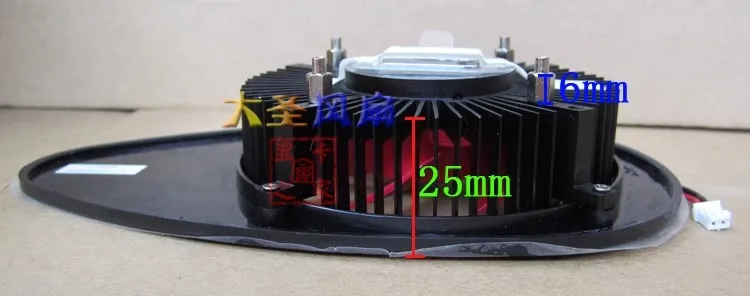 Free shipping original ATI 43 hole distance heat sink 43 hole distance graphics card heat sink PLA08015S12HH 0.35A