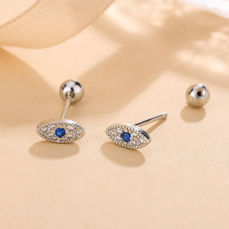 الإبداعية الشيطان العين الماس وأقراط شخصية موضة الاتجاه عطلة حفلة المرأة أقراط مجوهرات هدية #5