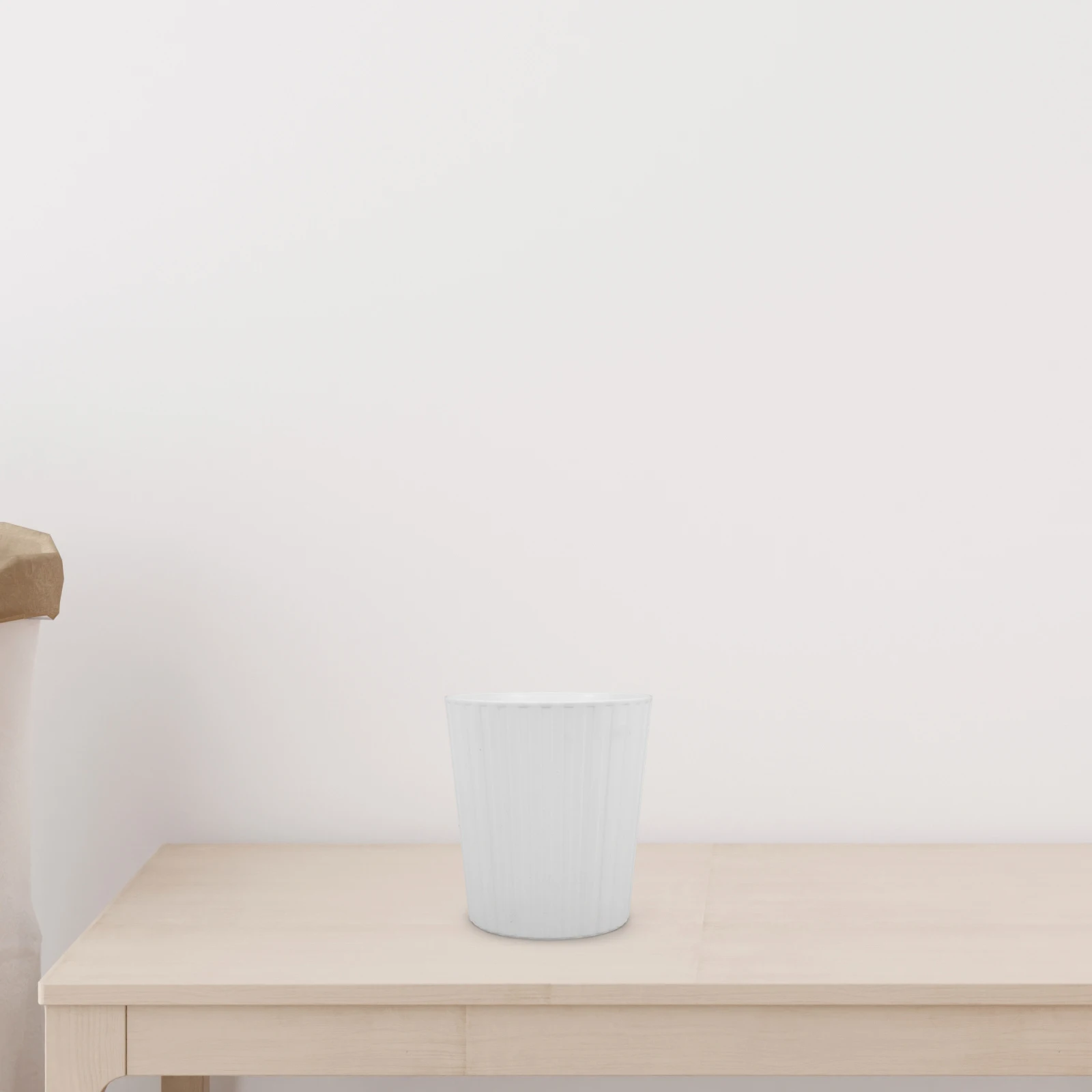 

Small Trash Can Desktop Garbage Container Countertop Bin Bucket Mini Waste Paper Bin Home Office Color No Lid Storage