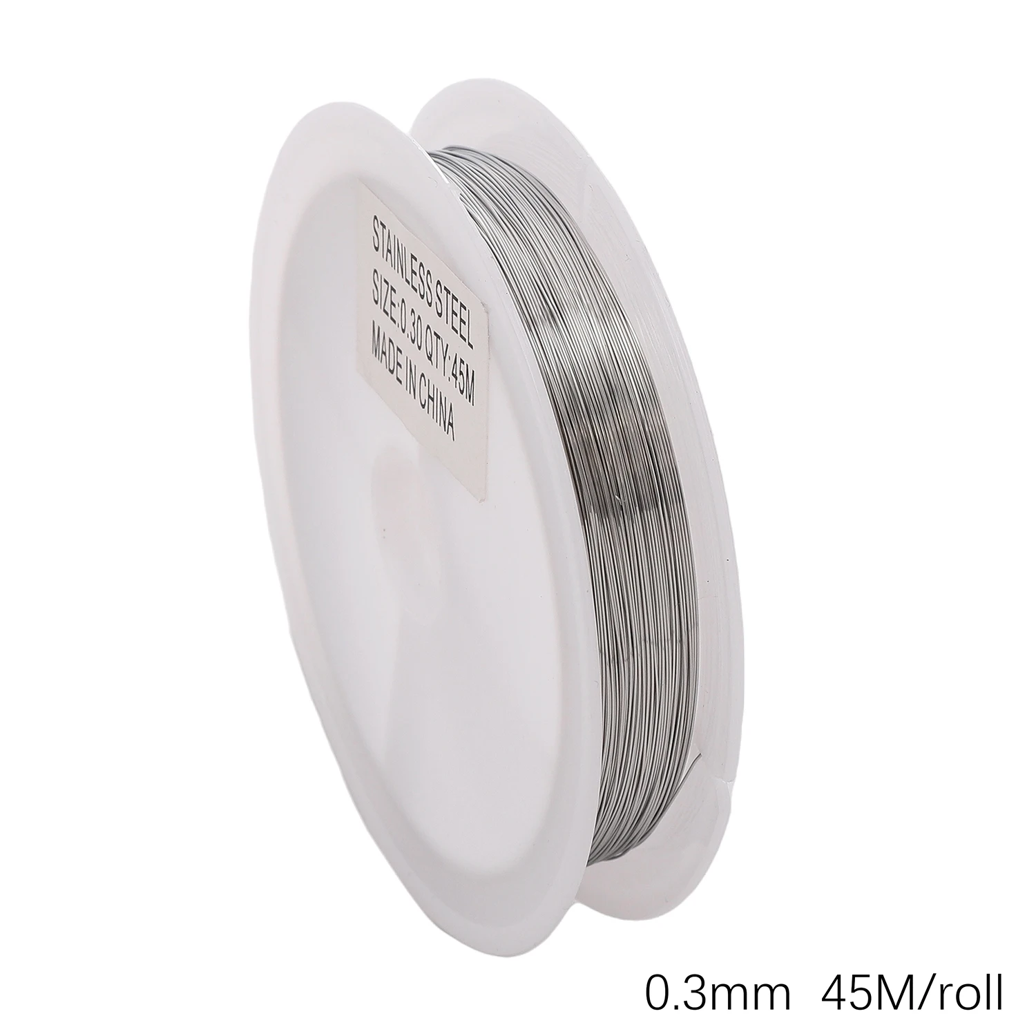 Flexibler Rostfreier Stahldraht 0.2-0.6mm für Perlen und Schmuckherstellung DIY, Draht für Armband und Halskette, Basteldraht für Schmuckdesign und Perlenarbeiten Rolle 11-100m