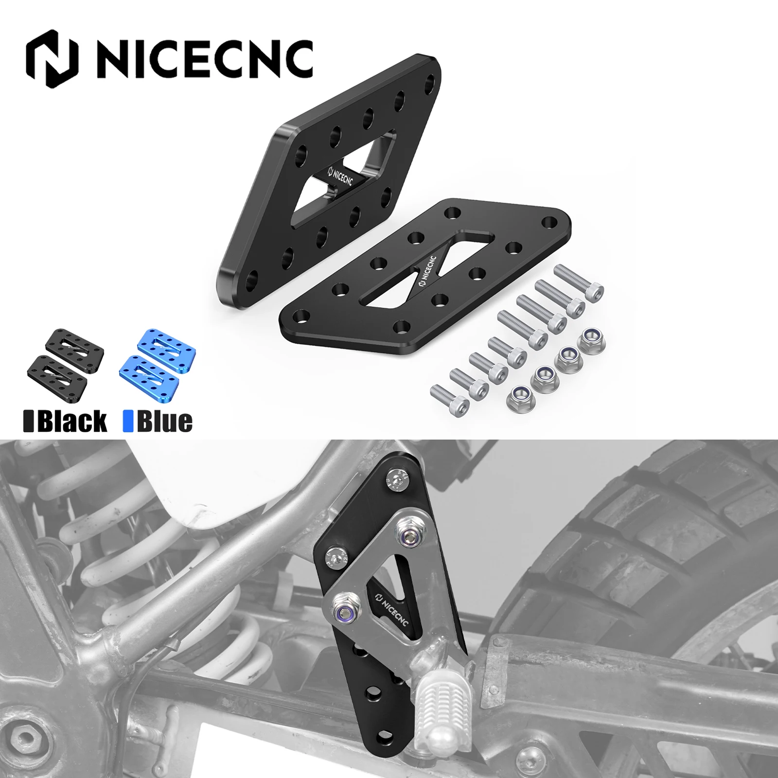 

For 1996-2024 Suzuki DR 650 S DR 650 SE Passenger Foot Peg Relocation Brackets DR650 DR650S DR650SE DR 650S DR 650SE DR650 S SE