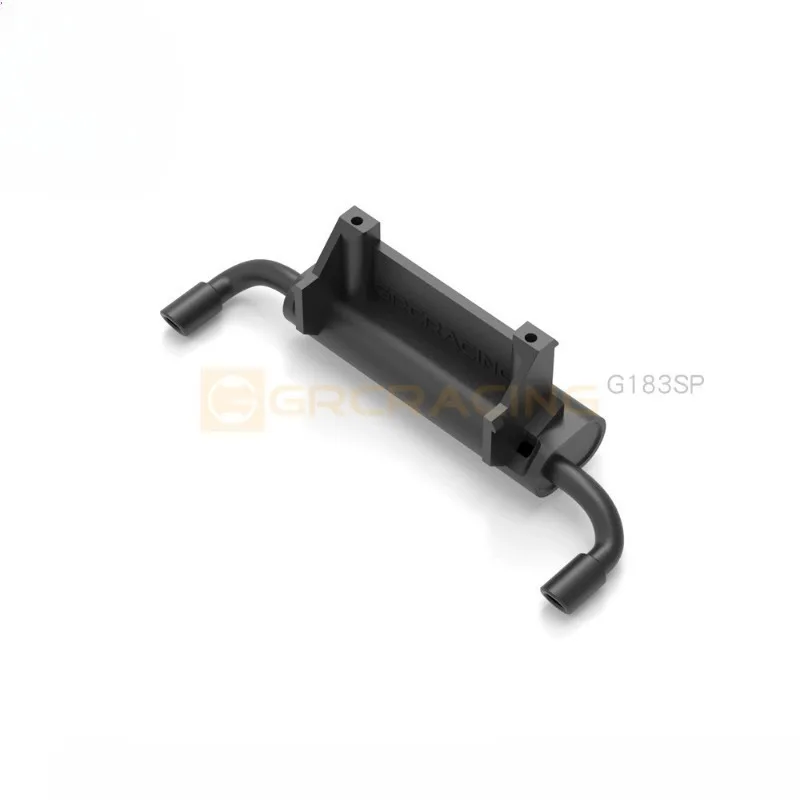 Exhaust Pipe Escape-pipe Simulation Decoration 3D Printed for TRX4M / TRX4MT Ford F-150 F150 Pickup Option Parts#G183SP